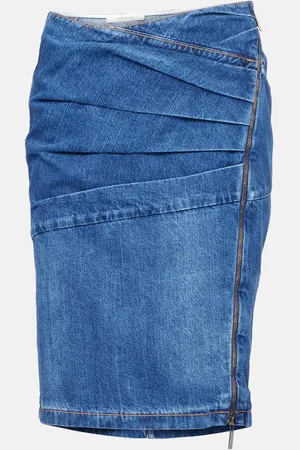 Nensi Dojaka Falda midi de denim