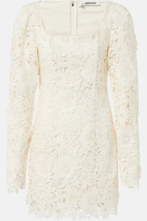 ROTATE Vestido corto de novia con aplique floral