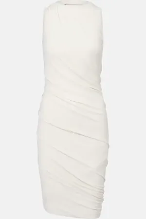 Rick Owens Vestido corto Lilies Luna fruncido