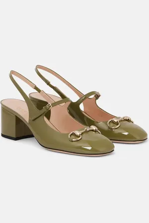 Gucci Salones Mary Jane Horsebit 55 de charol