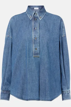 Brunello Cucinelli Blusa de denim