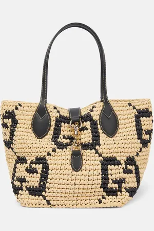 Gucci Bolso cesta Summer Medium con piel