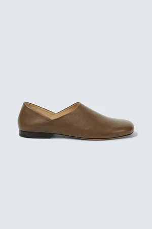 LEMAIRE Slippers de piel