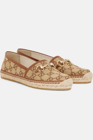 Gucci Alpargatas Pilar de lona GG