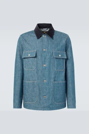 Loro Piana Chaqueta Conley en denim con pana
