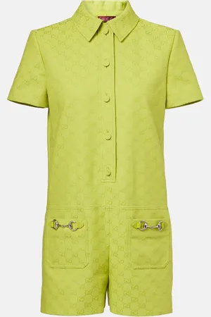 Gucci Mono de lona GG con Horsebit
