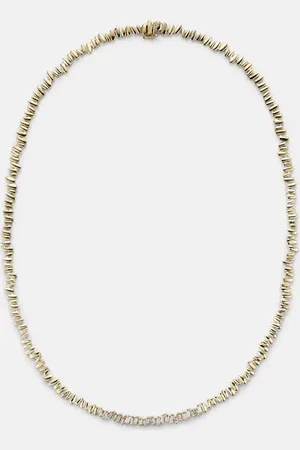 Suzanne Kalan Collar tenis de oro de 18 ct con diamantes