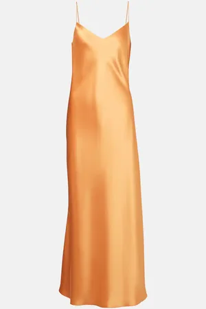 GALVAN Vestido lencero Provence de satén
