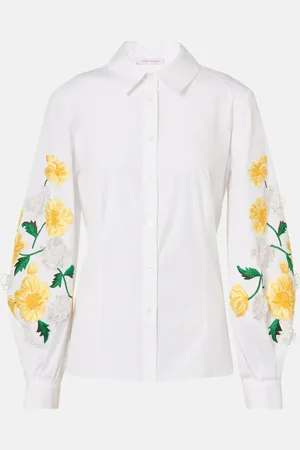 Carolina Herrera Camisa de popelín en mezcla de algodón