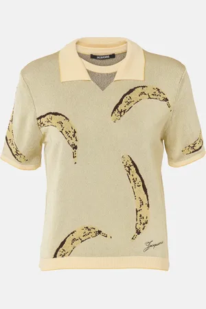 Jacquemus Polo Marino en jacquard