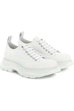 Alexander McQueen Zapatillas de lona de plataforma