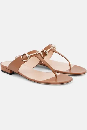 Gucci Sandalias Lady Horsebit de piel