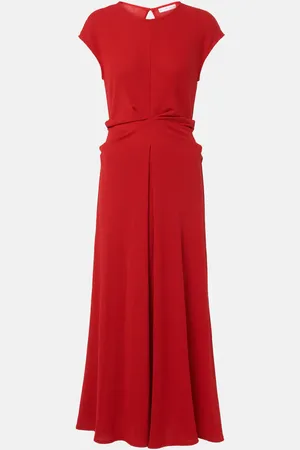 Proenza Schouler Vestido largo White Label de crepé fruncido