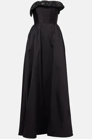 Roland Mouret Vestido de fiesta sin tirantes con volantes