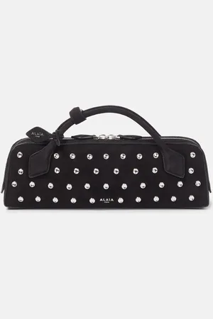 Alaïa Alaïa Bolso Le Teckel de ante con tachuelas