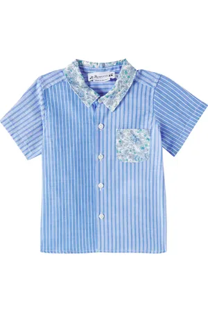 BONPOINT Bebé - camisa Fredy de algodón a rayas