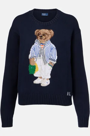 Ralph Lauren Jersey Polo Bear de algodón en intarsia
