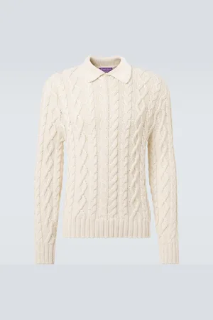 Ralph Lauren Jersey trenzado de mezcla de algodón