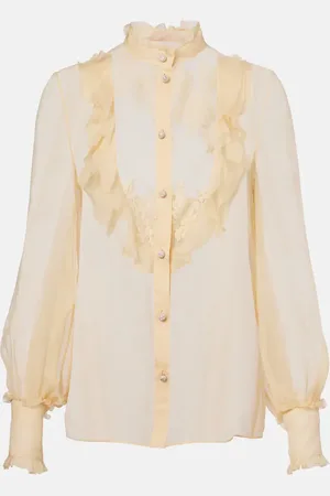 VALENTINO Blusa de chifón de seda