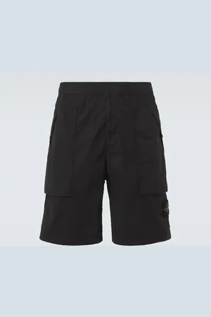 Stone Island Shorts cargo en mezcla de algodón