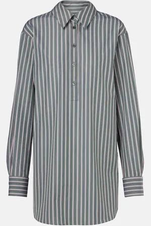 DRIES VAN NOTEN Camisa de algodón a rayas