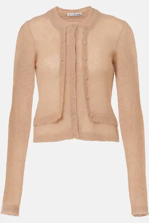Acne Studios Cárdigan de mohair y lana a capas
