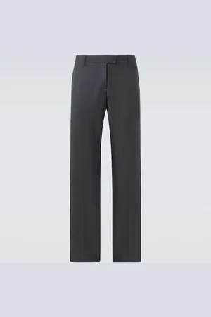 Miu Miu Pantalones rectos de mohair y lana