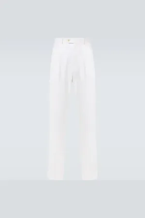 Dunhill Pantalones rectos de algodón