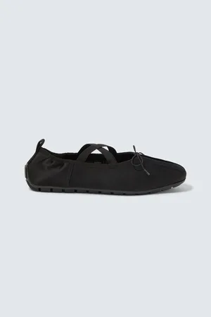 Simone Rocha Bailarinas Grip de satén