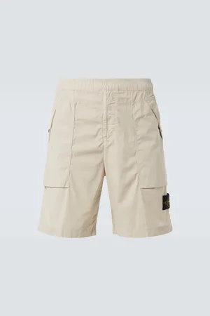 Stone Island Shorts cargo en mezcla de algodón