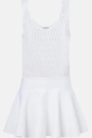 Alaïa Alaïa Vestido corto con aberturas