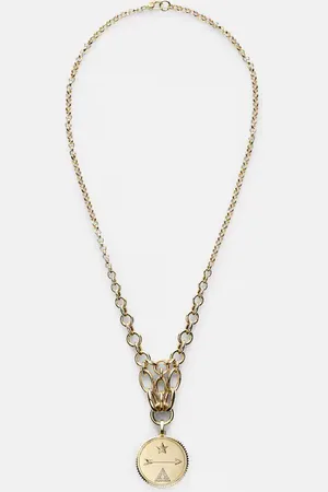 Foundrae Collar Dream Lattice de oro de 18 ct con diamantes
