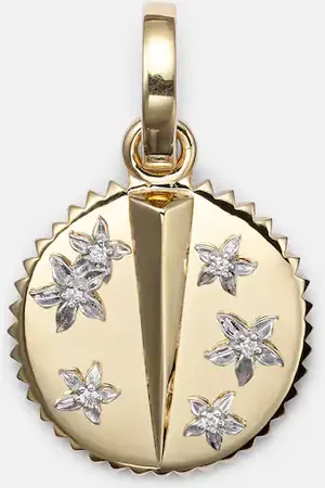 Foundrae Collar Resilience de oro de 18 ct con diamantes