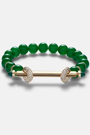 Ananya Pulsera Chakra de oro de 18 ct con piedras