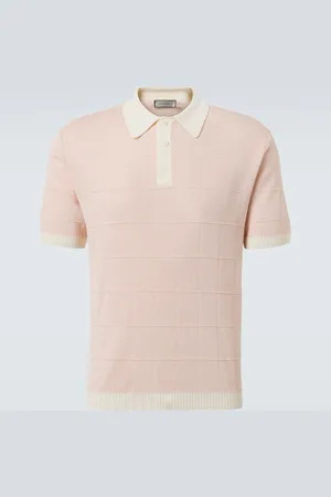 CANALI Polo de lino y seda
