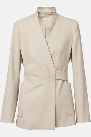 Max Mara Blazer Nereo de lana, mohair y seda