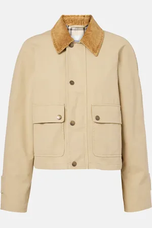 Burberry Chaqueta en gabardina de algodón