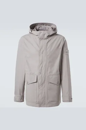 Stone Island Chaqueta Ghost en lona de algodón