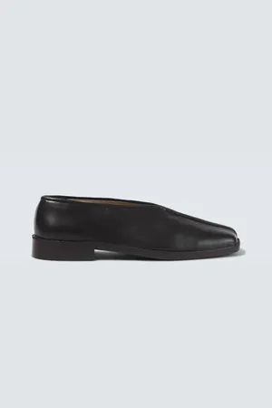 LEMAIRE Slippers de piel