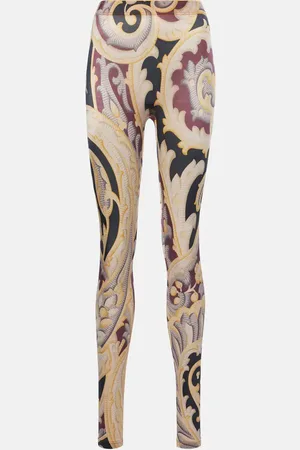 Wolford X Etro leggings Baroque con paisley