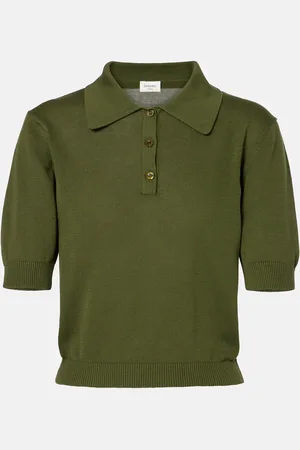 Saint Laurent Polo de algodón