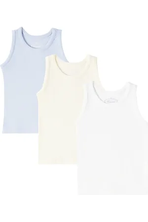 BONPOINT Set Athis de 3 tanks tops de algodón
