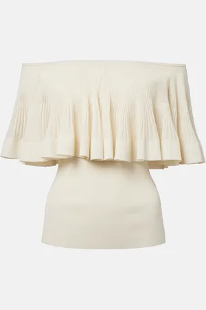 ZIMMERMANN Top acanalado Illuminate plisado