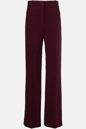 Victoria Beckham Pantalones anchos Alina de tiro alto