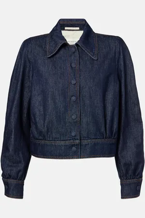 DRIES VAN NOTEN Chaqueta cropped de denim
