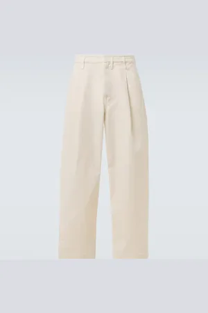 LEMAIRE Pantalones anchos en denim
