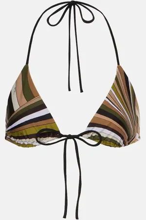 Puccini Top de bikini estampado