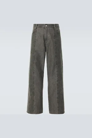 OUR LEGACY Jeans anchos Fatigue Cut de tiro alto