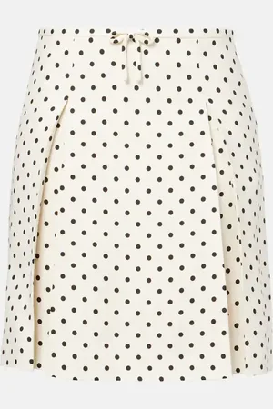 VALENTINO Minifalda con lunares y lazo