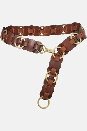 Isabel Marant Cinturón Lota de piel